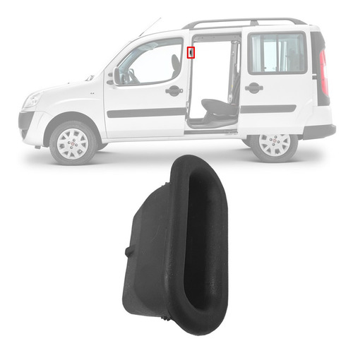 Bucha Guia Superior Porta Lateral Correr Fiat Doblo 2014