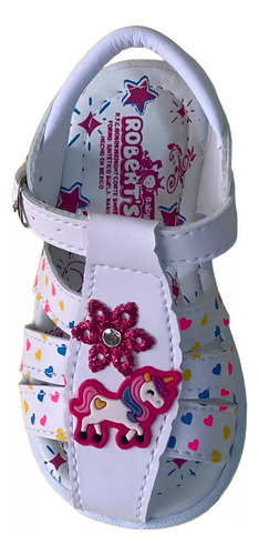 Huarache Sandalia Niña Verano Calor Baño Unicornio Fresco