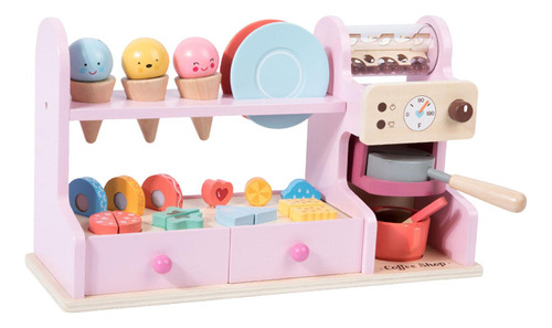 Juguete De Helado De Madera Para Niños De 3, 4, 5 Y 6 Años,