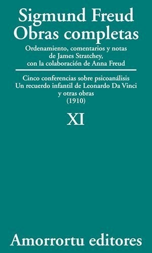 Obras Completas Tomo Xi - Freud Sigmund (libro) - Nuevo