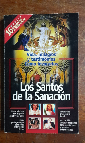 Los Santos De La Sanación, Libro Con Estampitas
