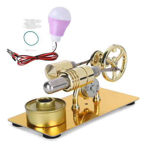 Bombilla De Motor Generador Modelo Stirling De Material Esco