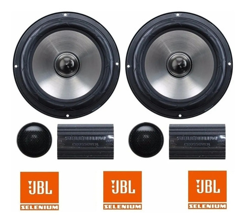 Kit 2 Vias 6 Pol Jbl 62v2a Multisystem 120w Rms Par 4 Ohms