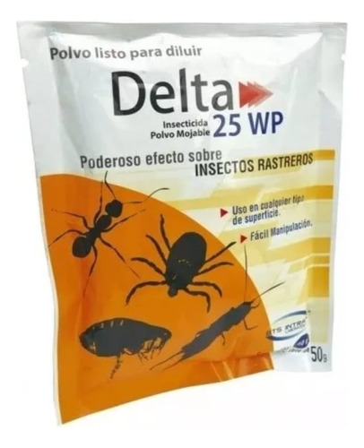 Control De Plagas Rastreras, Delta, 50gr.