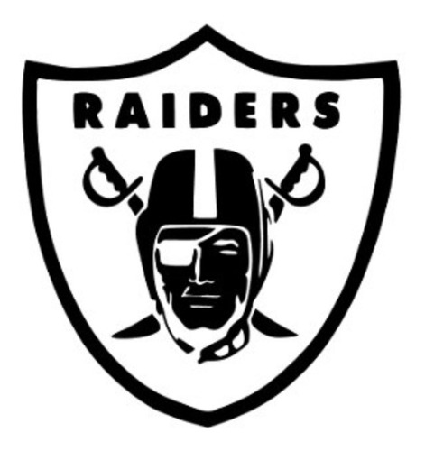 Vinil Sticker Automotriz Auto Futbol Americano Raiders 2021