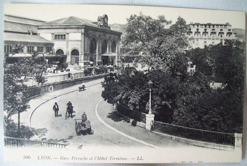 Estación Tren Ferrocarriles Francia Lyon Gare Perrache