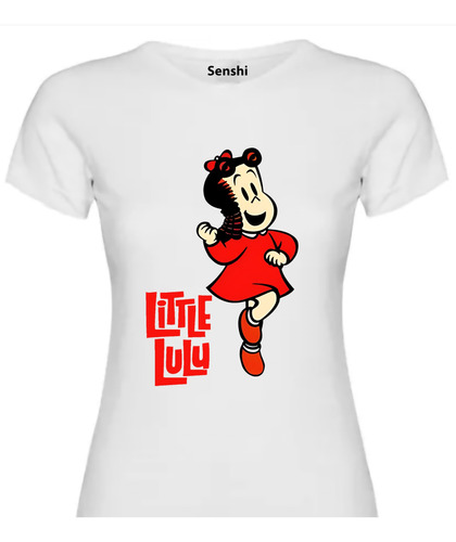 Polera Corte De Dama Pequeña Lulu Estampada Dtf Cod 001 