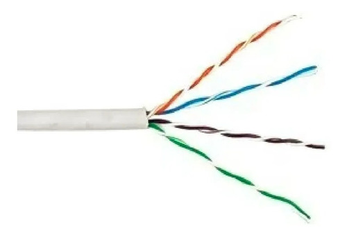 Cable 305m Utp Cat6 Blanco Ul 350mhz Cctv, Control Rs485