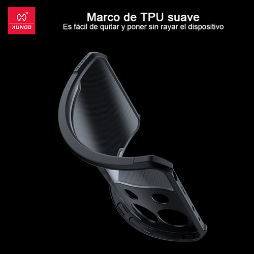 Funda Xundd Para Celular Poco Redmi Com Airbag Y Protege Cám Negro Poco F5/note 12 Turbo