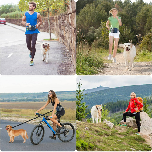 Riñonera+correa Para Perro Manos Libres Para Caminar +correr