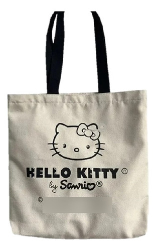Bolsa De Lona Importada Re-utilizable Hello Kitty Diseños