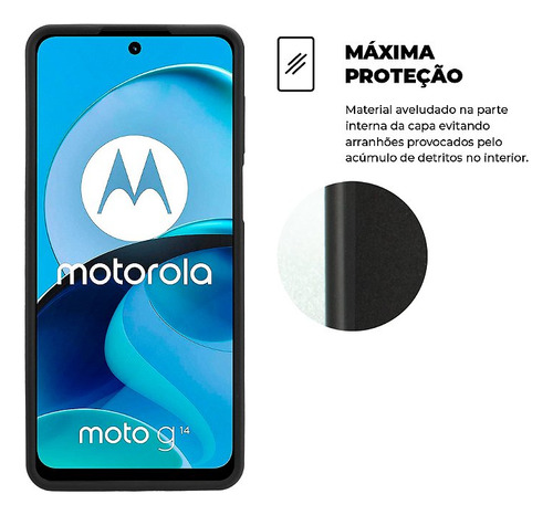 Capa Case Capinha Motorola Moto G14 - Silicon Veloz -gshield