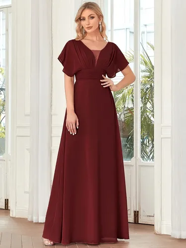 Vestido Largo Fiesta Elegante Xs talla Extr Con Manga Suelta