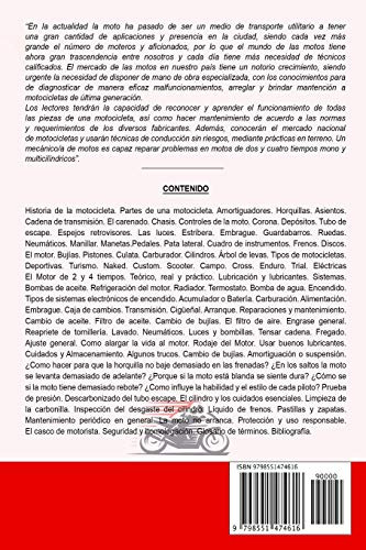 Mecánica De La Motocicleta: Historia, Componentes, Reparación, Mantenimiento, De D'addario, Miguel., Vol. 1. Editorial Independently Published, Tapa Pasta Blanda, Edición 1 En Español, 2020