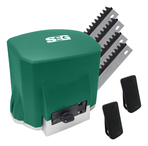 Motor Para Portón Corredizo Rápido Solo Turbo 1/3 600kg Seg Verde Oscuro 50hz/60hz Z18