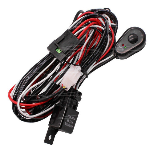 Imagen 1 de 10 de Arnes Instalacion Cable Relay Interruptor Faros Barras Led