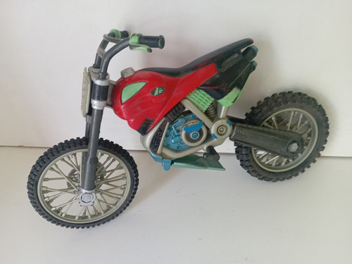 Max Steel Turbo Mission Ntek Motocicleta Roja Juguete Figura