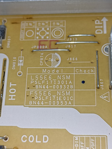 Tarjeta Fuente Samsung Un58nu7100fxzx B44-00932