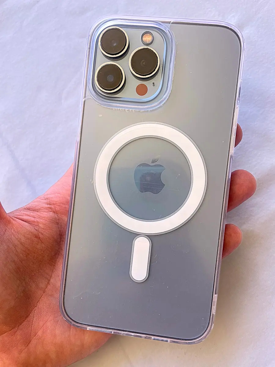Funda transparente Capinha Magsafe para iPhone 13 Pro