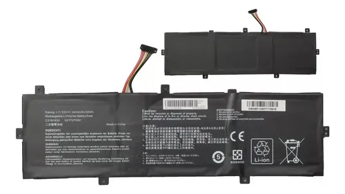 Batteria 11.55V 47Wh Batteria Compatibile Con ASUS C31N1620 3ICP5/70/81 C31POCH 11.55V Batteria Li-Ion 4210 MAh Con Certificazioni CE RoHS - 4