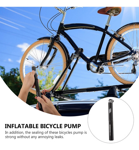 1 Juego De Inflador De Bicicleta Portátil Profesional Con In