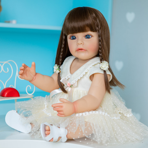 (bn) Bebé Renacido En 3d De Aspecto Real Para Muñeca Soft Vi