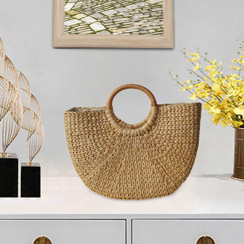 Bolso De Playa Tejido Para Mujer, Bolso De Paja, Bolso De L