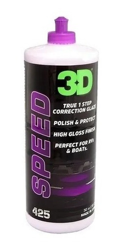 3d Speed De 946ml 3 En 1 - Pulidor Todo En Uno Hd Speed Pcd