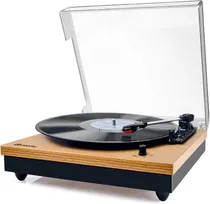 Comprar Tocadiscos, Tocadiscos Popsky Vintage Bluetooth De 3 Velocid