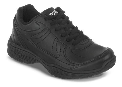 Imagen 1 de 8 de Zapatos Colegial 10 New Negro Para Niño Y Niña Croydon