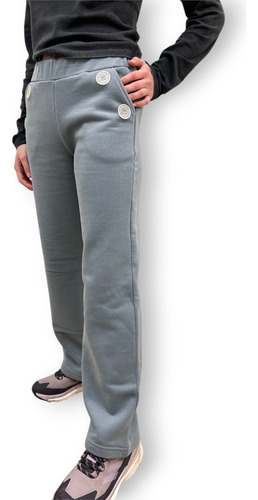 Pantalón De Invierno Frizado Recto Para Nena De 4 A 12 Años