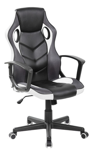 Silla De Oficina Gamer Gerencial Giratoria Color Blanco