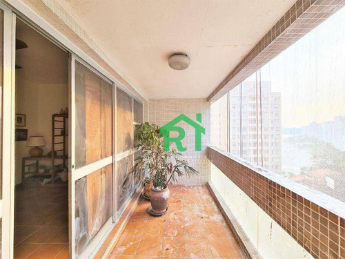 Imagem 4 de 17 de Apartamento Na Praia, Beira Mar, Vista Mar, 3 Dormitórios, Sendo 1 Suíte, Sacada, 1 Vaga De Garagem, Praia Das Pitangueiras - Guarujá/sp - Ap1138