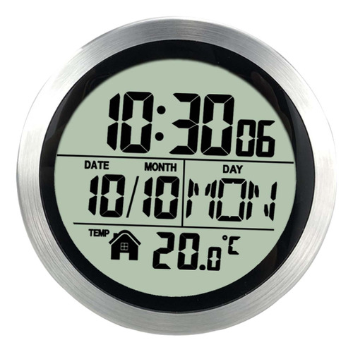 Reloj Temporizador De Ducha Digital Marco De Aluminio