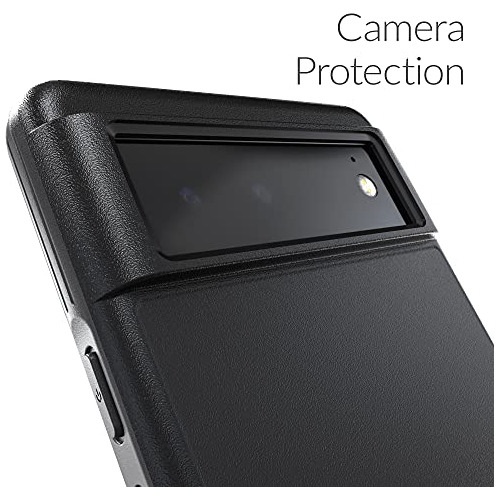 Funda Para Google Pixel 6 Negro A Prueba Golpes - 1