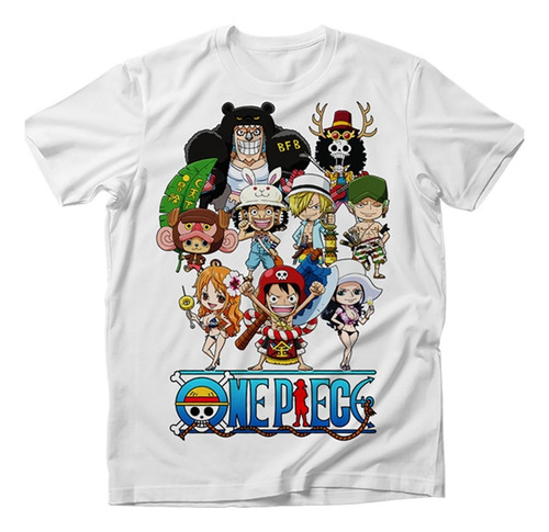 Imagen 1 de 4 de Playera One Piece Monkey D Luffy Roronoa Zoro Nami Onepiece