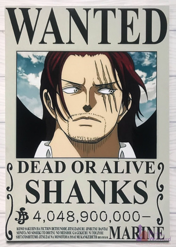 Cuadro Artesanal De One Piece - Shanks