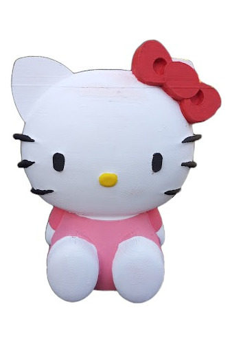 Muñeco Kitty Sanrio Impreso 3d Pintado 25 Cm