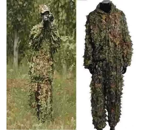 Ghillie Suit Traje Camuflado 3d - Sniper Atirador De Elite