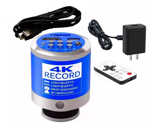 Camara Para Microscopio Kailiwei 4k Record Sony Cmos Hdmi