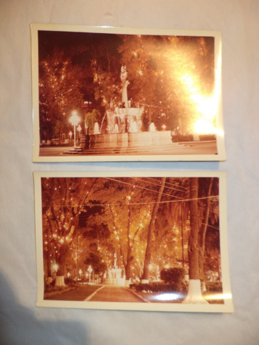 2 Vintage (c. 1980) Fotografías Fuente De San Miguel, Puebla