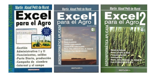 Petit De Murat: Excel Para Agro, 3 Tomos