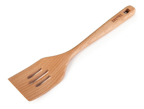 Espatula De Cocina Perforada Madera Haya 30 Cm Marca Ibili