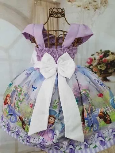 Vestido Princesa Sofia Luxinho