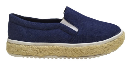 Tenis Feminino Slip On Sola Corda Numero Grande 40 41 42 43 