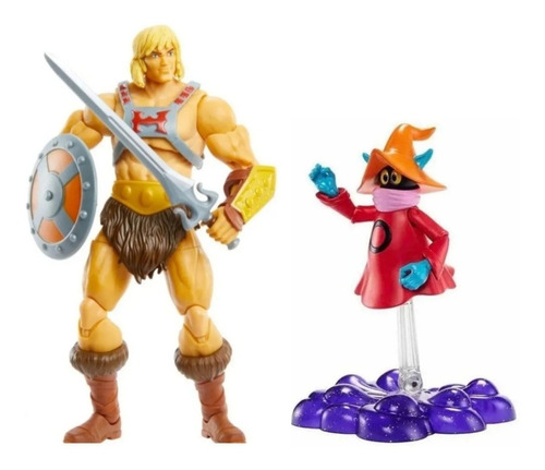 He-man E Orko Original Mattel- Pac Com Os 2 Personagens 