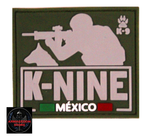 Parche K9 K-9 Knine Militar Policia Tactico Perro Binomio Gn