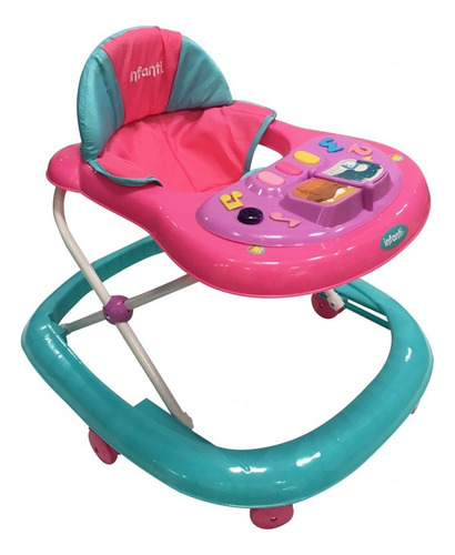 Andadera Para Bebé Infanti Lxb105 Con Tablero Musical Color Rosa