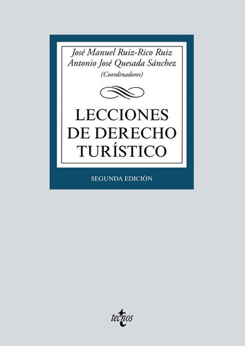 Libro Lecciones De Derecho Turistico