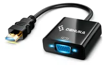 Comprar Adaptador Hdmi Vga Conversor Hdmi A Vga Convertidor 1080p Color Negro